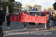 La protesta dei lavoratori