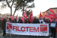 La protesta dei lavoratori
