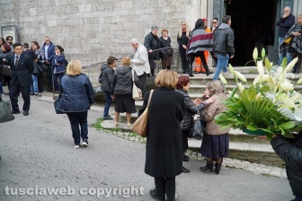 Dolore ad Amelia per i funerali di Francesco Marigliani