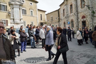 Dolore ad Amelia per i funerali di Francesco Marigliani