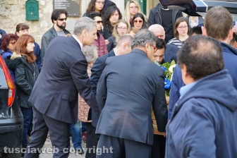 Dolore ad Amelia per i funerali di Francesco Marigliani