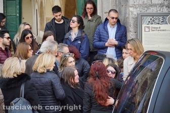 Dolore ad Amelia per i funerali di Francesco Marigliani