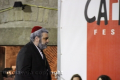 Il processo a don Abbondio in piazza del Fosso - L\'avvocato Michele Mancini nei panni del cardinale Borromeo