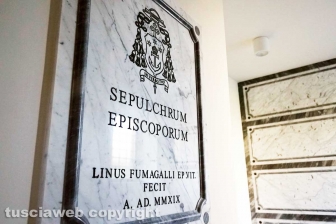 Viterbo - Il sepolcro dei vescovi alla Quercia