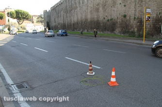 Donna investita a piazzale Gramsci