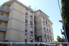 Il palazzo in via Monte Santo