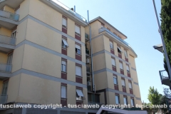 Il palazzo in via Monte Santo