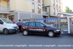 I carabinieri sul posto