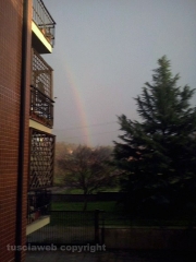 Doppio arcobaleno su Viterbo - Foto di Giulia Monacelli