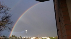 Doppio arcobaleno su Viterbo - Foto di Davide Petrazzini