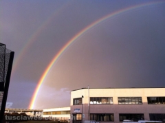 Doppio arcobaleno su Viterbo - Foto di Mirko Chiani