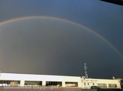 Doppio arcobaleno su Viterbo - Foto di Mirko Chiani