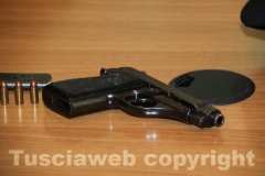La pistola sequestrata