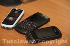 I cellulari sequestrati