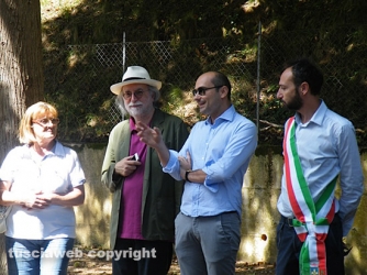 Due lapidi per Corrado Alvaro e Libero Bigiaretti