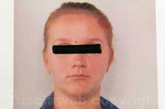 Una delle ragazze arrestate