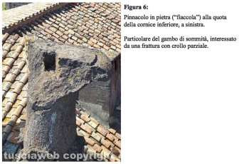 Viterbo - Duomo rischio crolli - Le foto dei vigili del fuoco scattate durante il sopralluogo