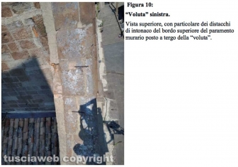 Viterbo - Duomo rischio crolli - Le foto dei vigili del fuoco scattate durante il sopralluogo