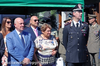 Nella foto: Viterbo – La commemorazione dei carabinieri Pietro Cuzzoli e Ippolito Cortellessa