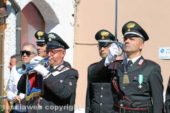 Nella foto: Viterbo – La commemorazione dei carabinieri Pietro Cuzzoli e Ippolito Cortellessa