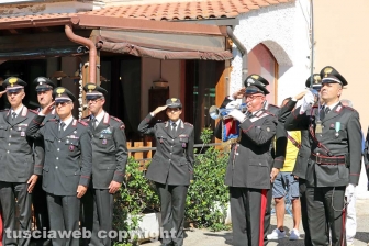 Nella foto: Viterbo – La commemorazione dei carabinieri Pietro Cuzzoli e Ippolito Cortellessa