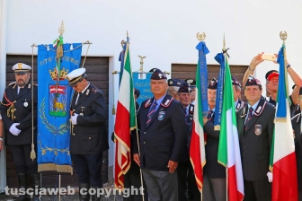 Nella foto: Viterbo – La commemorazione dei carabinieri Pietro Cuzzoli e Ippolito Cortellessa
