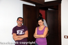 Viterbo - Ecco la macchina di Caffeina...