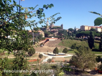 Viterbo - Ecco l\'ascensore a valle Faul