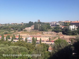 Viterbo - Ecco l\'ascensore a valle Faul