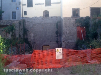 Viterbo - Ecco l\'ascensore a valle Faul