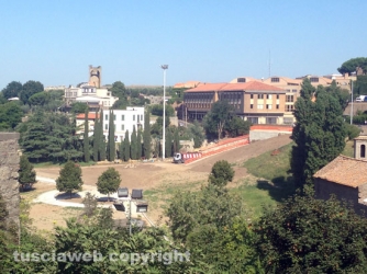 Viterbo - Ecco l\'ascensore a valle Faul
