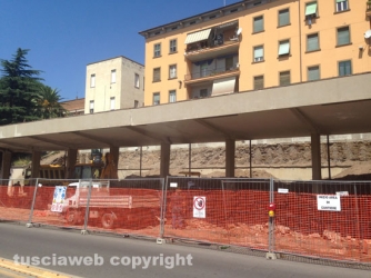 Viterbo - Ecco l\'ascensore a valle Faul