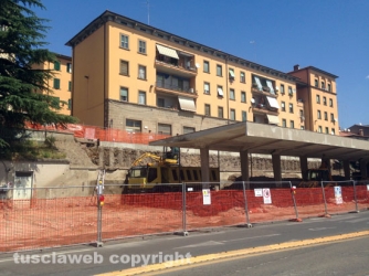 Viterbo - Ecco l\'ascensore a valle Faul
