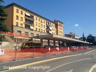 Viterbo - Ecco l\'ascensore a valle Faul