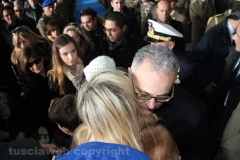 Viterbo - Elicottero precipitato - Il funerale di Lozzi e Calligaris