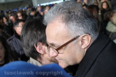 Viterbo - Elicottero precipitato - Il funerale di Lozzi e Calligaris