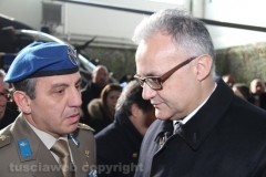 Viterbo - Elicottero precipitato - Il funerale di Lozzi e Calligaris