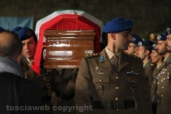 Viterbo - Elicottero precipitato - Il funerale di Lozzi e Calligaris