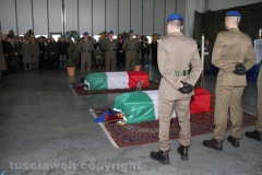 Viterbo - Elicottero precipitato - Il funerale di Lozzi e Calligaris