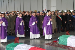 Viterbo - Elicottero precipitato - Il funerale di Lozzi e Calligaris
