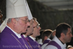 Viterbo - Elicottero precipitato - Il funerale di Lozzi e Calligaris