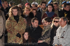 Viterbo - Elicottero precipitato - Il funerale di Lozzi e Calligaris