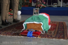Viterbo - Elicottero precipitato - Il funerale di Lozzi e Calligaris