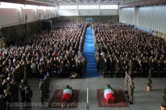 Viterbo - Elicottero precipitato - Il funerale di Lozzi e Calligaris