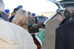 Viterbo - Elicottero precipitato - Il funerale di Lozzi e Calligaris