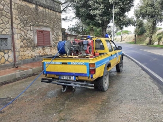 Maltempo - Un intervento dell'Aeopc di Tarquinia