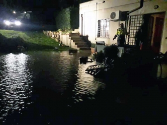 Maltempo - Un intervento dell'Aeopc di Tarquinia