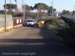 Viterbo - Ponte di Cetti - Emergenza rifiuti