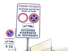 Viterbo - Ponte di Cetti - Emergenza rifiuti
