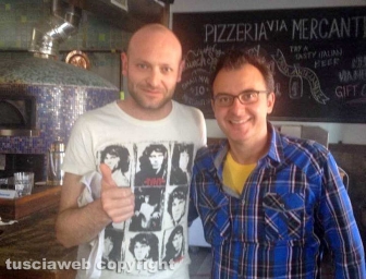 Emiliano Fabbrizi con John Catucci